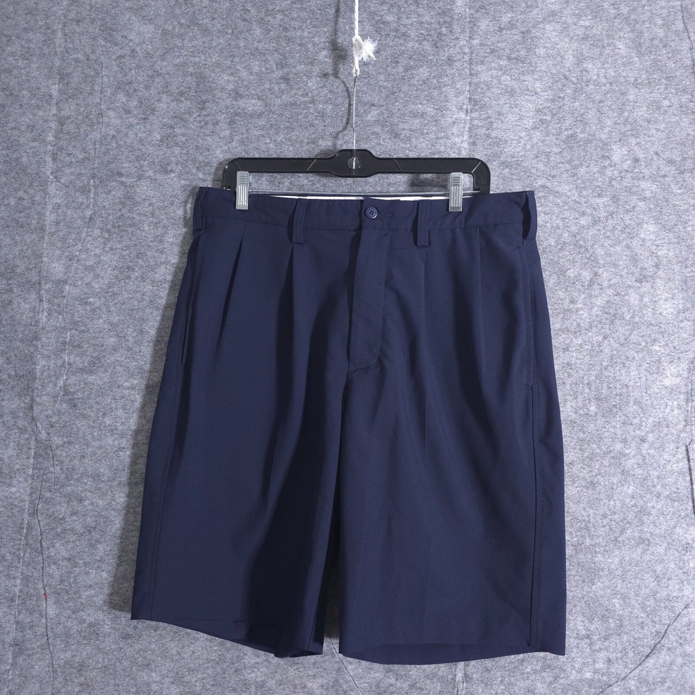 FootJoy Golf Shorts FJ Performance Activewear Men's W22 Navy Flat Front Chino